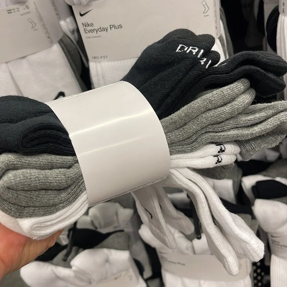 NIKE  Training Crew Socks (6 Pairs) Nike Everyday Cushioned  NWT